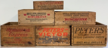 (6) Ammunition Crates & (3) Powder Kegs